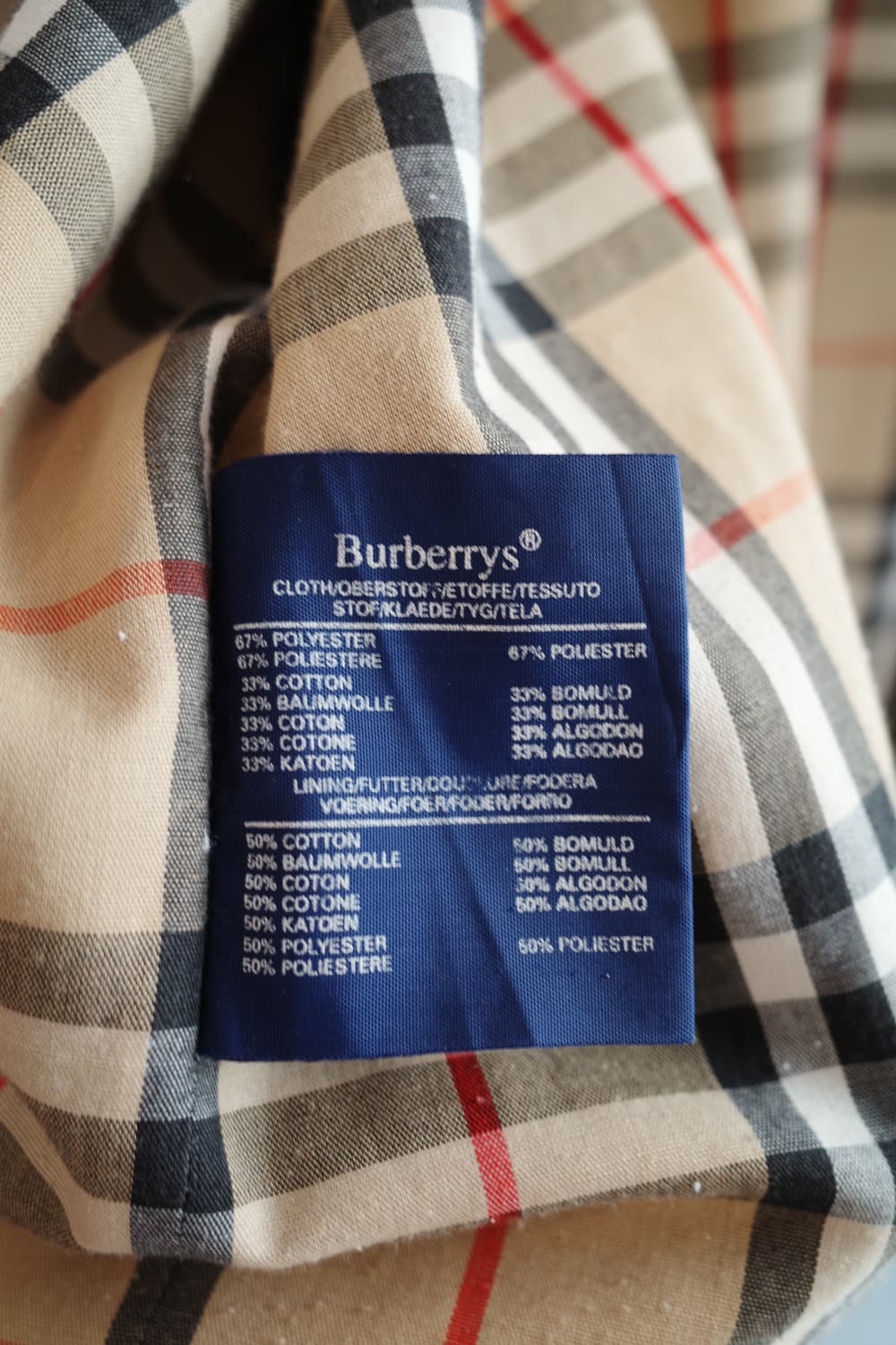 90s Burberry 버버리 빈티지 블루종 점퍼 상품이미지8
