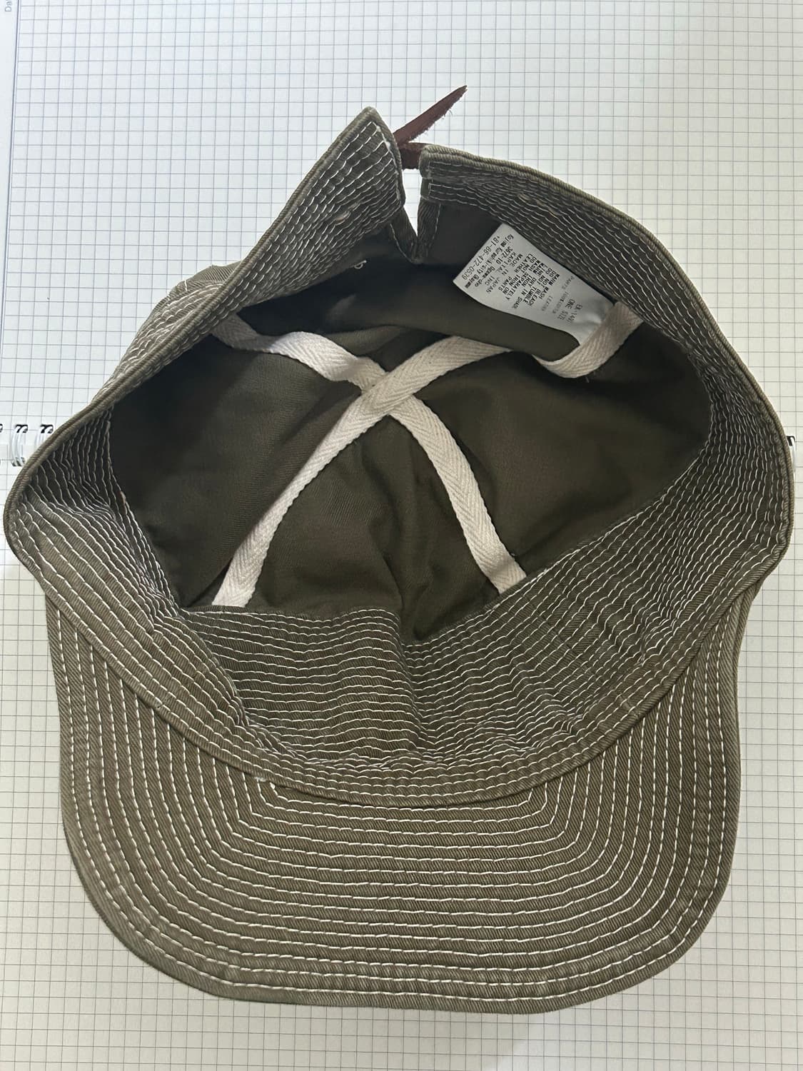 24SS Kapital Chino Cap_khaki 상품이미지4