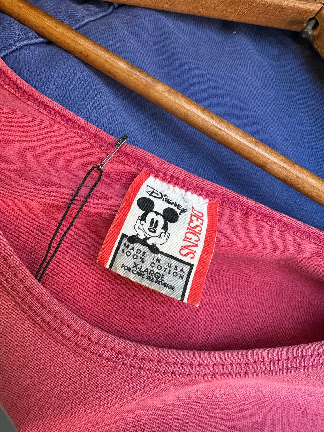 90s 디즈니 미키마우스 페이드 프린팅 나시 상품이미지6