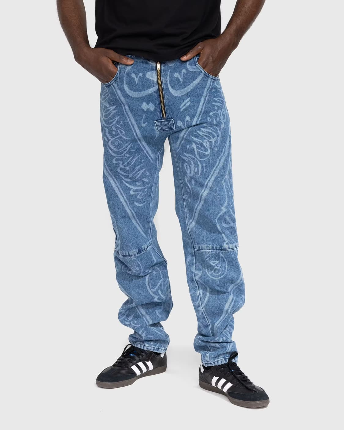 GmbH-Fatin Denim Trousers Indigo print 상품이미지1