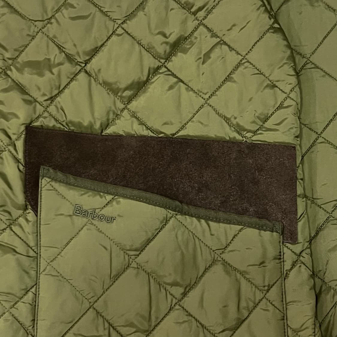  바버 배색 퀼티드 자켓 y15403 상품이미지4