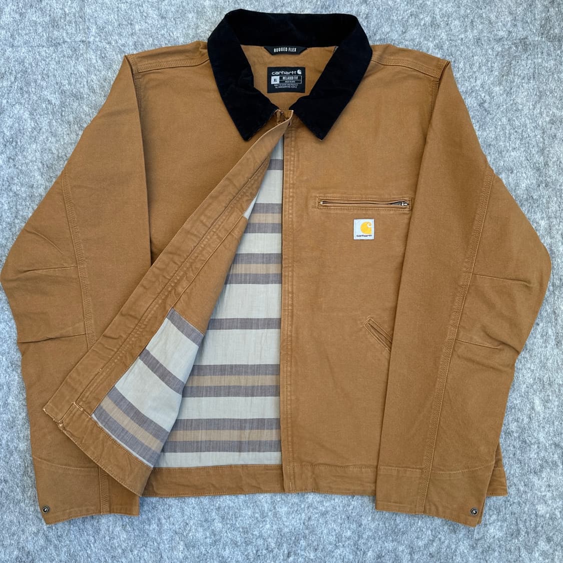 NWT 칼하트 디트로이트 자켓 브라운 XL 상품이미지5