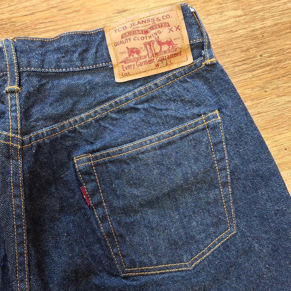 Tcb 60s 모델 셀비지 31사이즈 상품이미지6