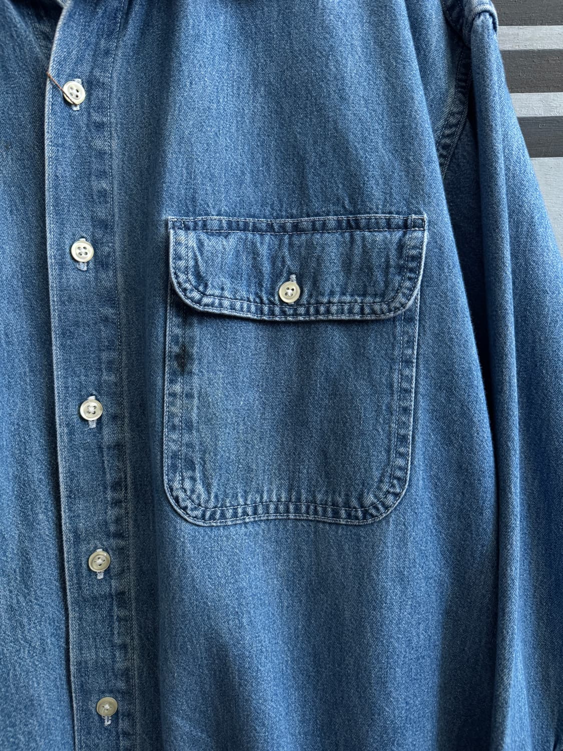 [L]90's GAP USA 올드 갭 데님 셔츠 상품이미지3