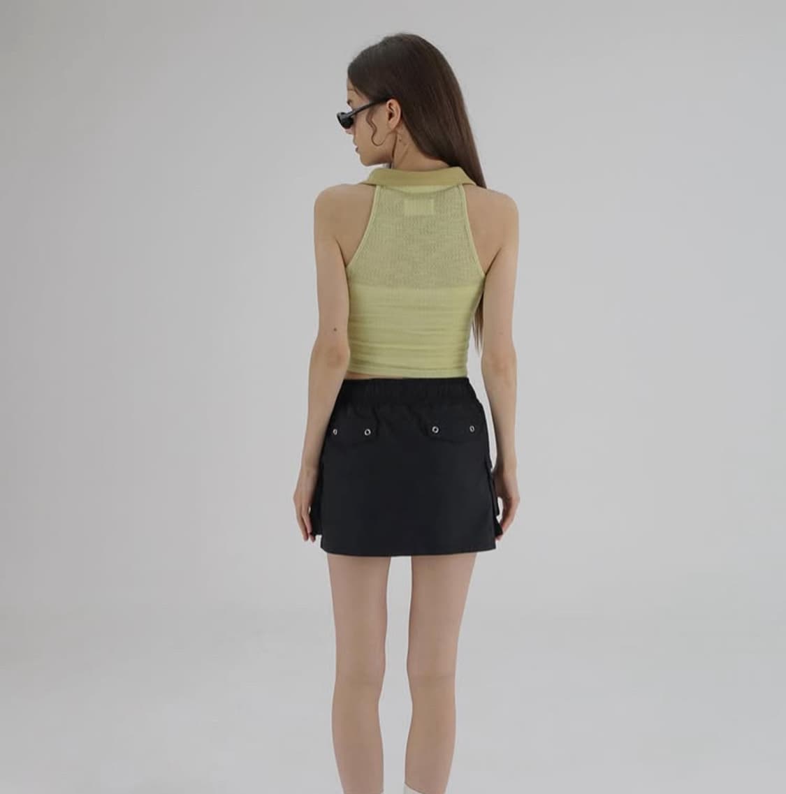 Knit top lime 상품이미지3