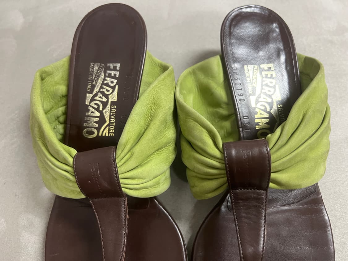 ferragamo leather sandals US 7.5 상품이미지3