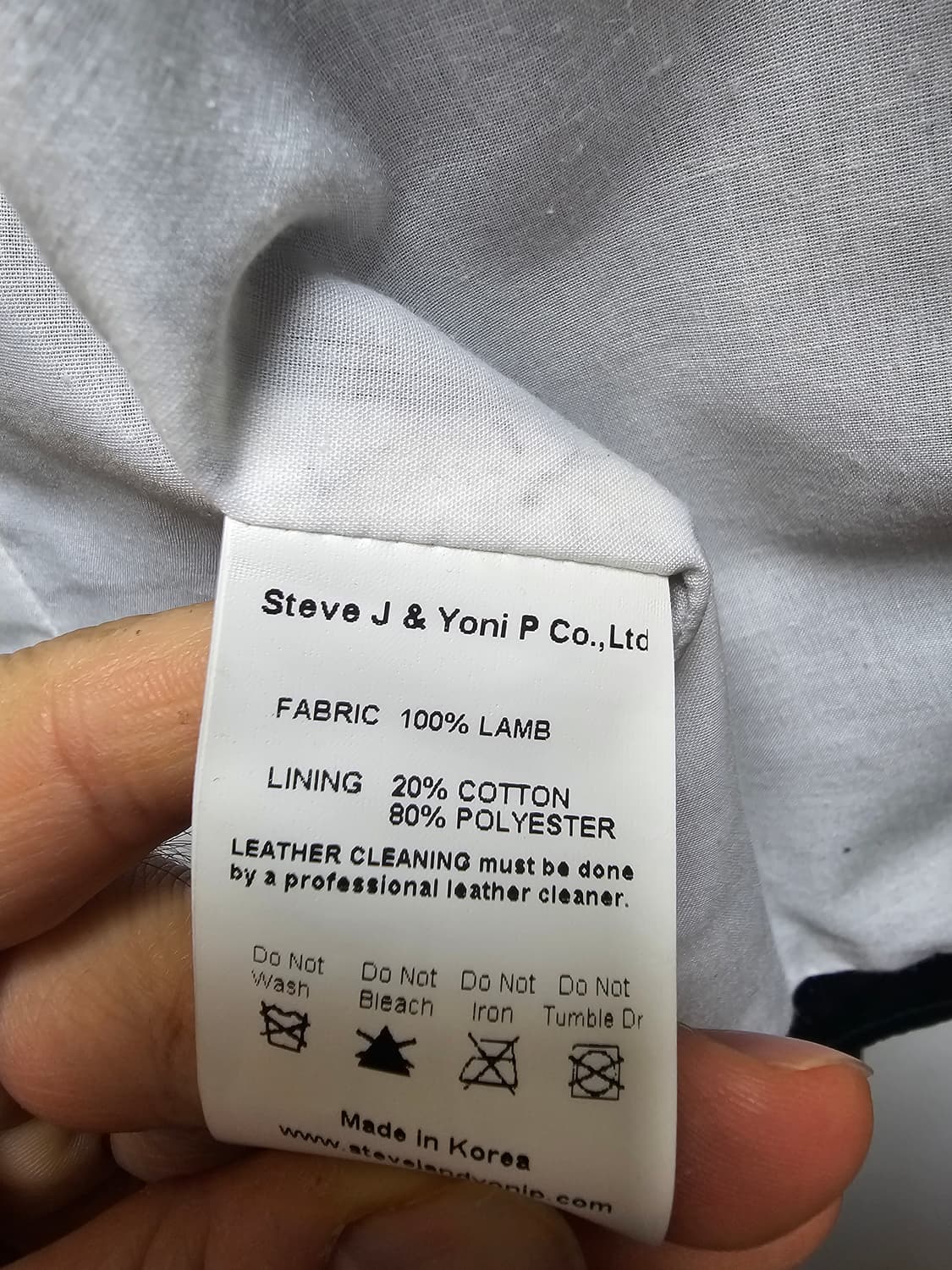 SJYP 스티브제이앤요니피 여성 양가죽 자켓 상품이미지3