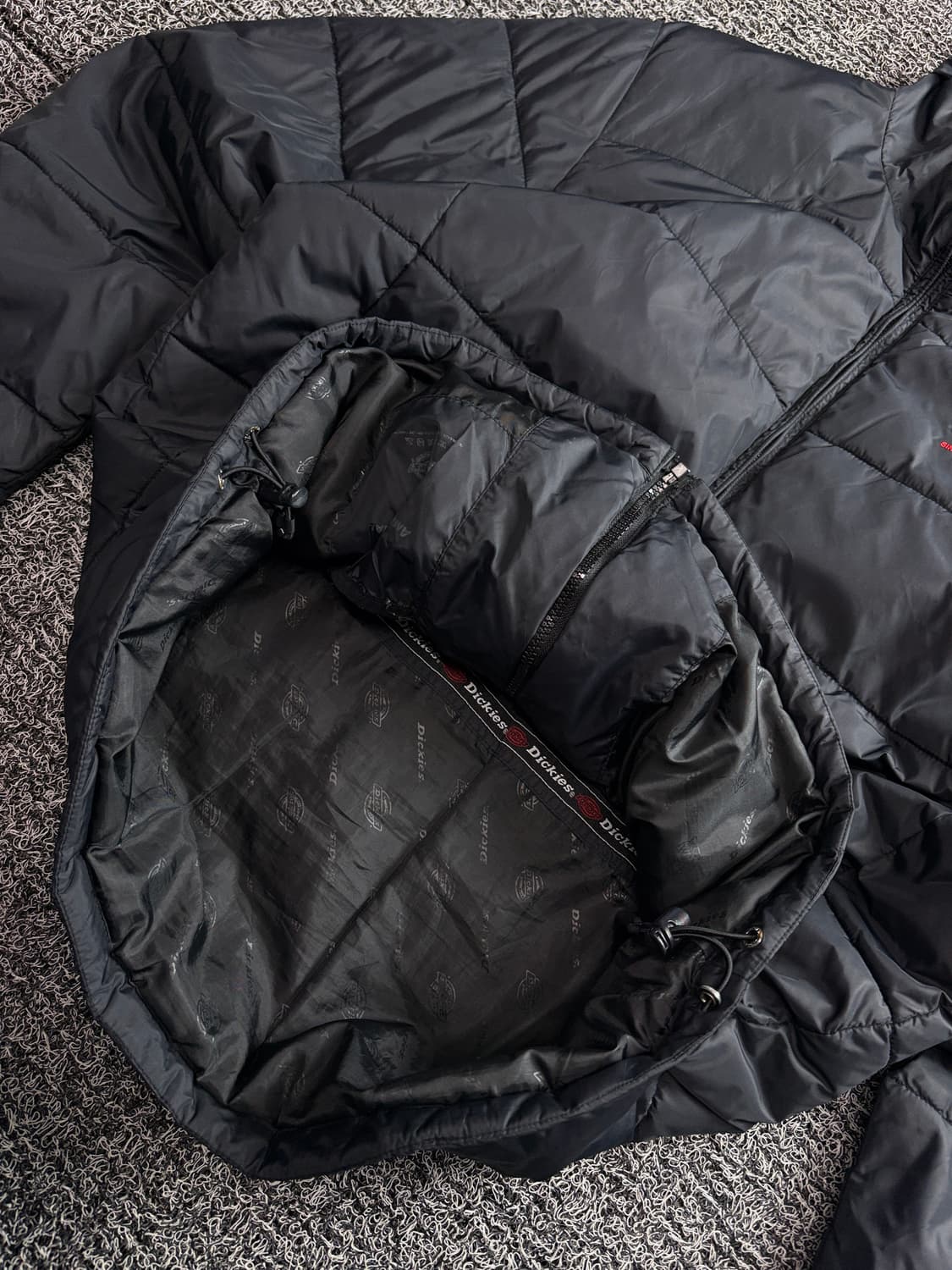 디키즈 시그니처 경량 패딩 자켓 블랙 3510 상품이미지3