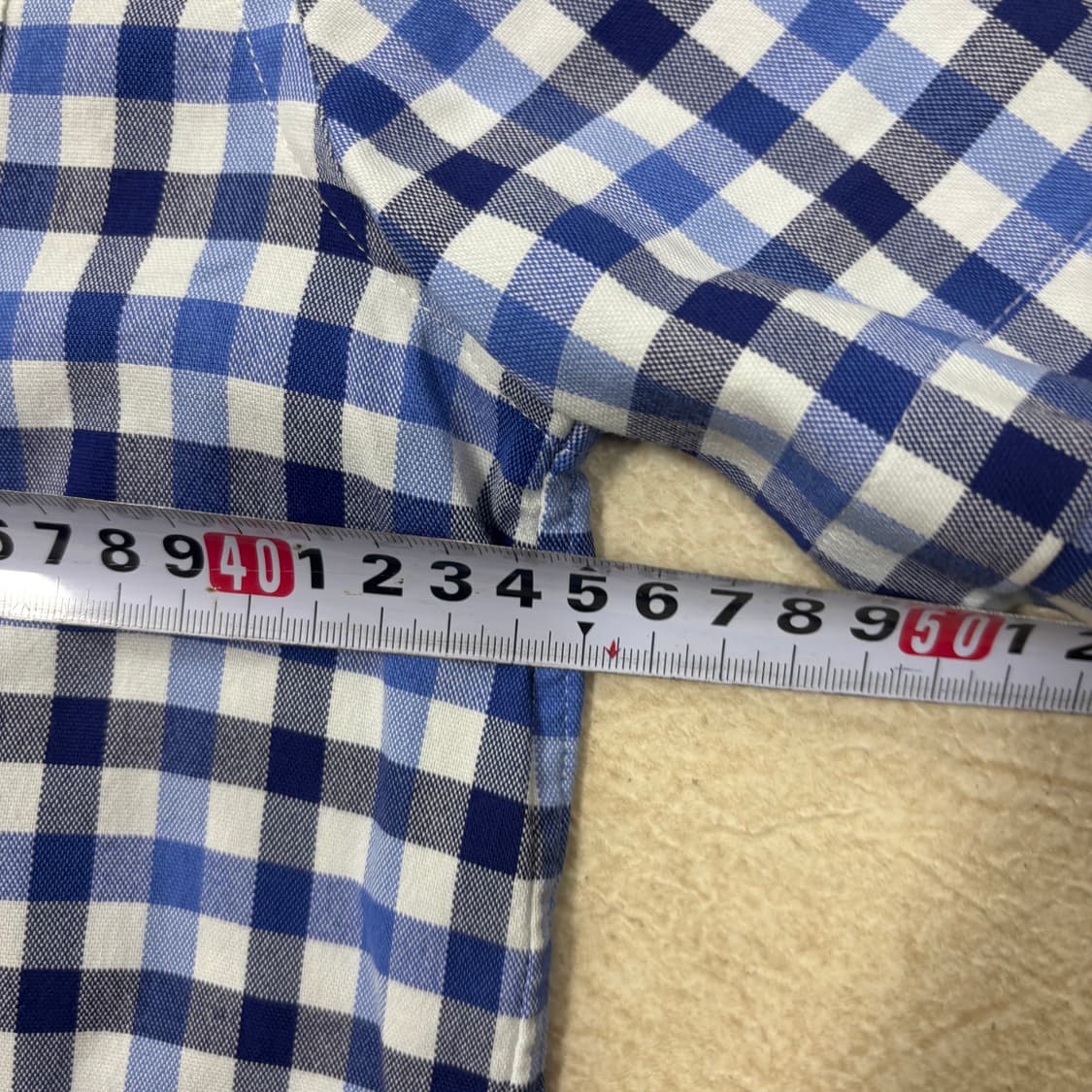 폴로 랄프로렌 포니 체크 반팔 셔츠 상품이미지5