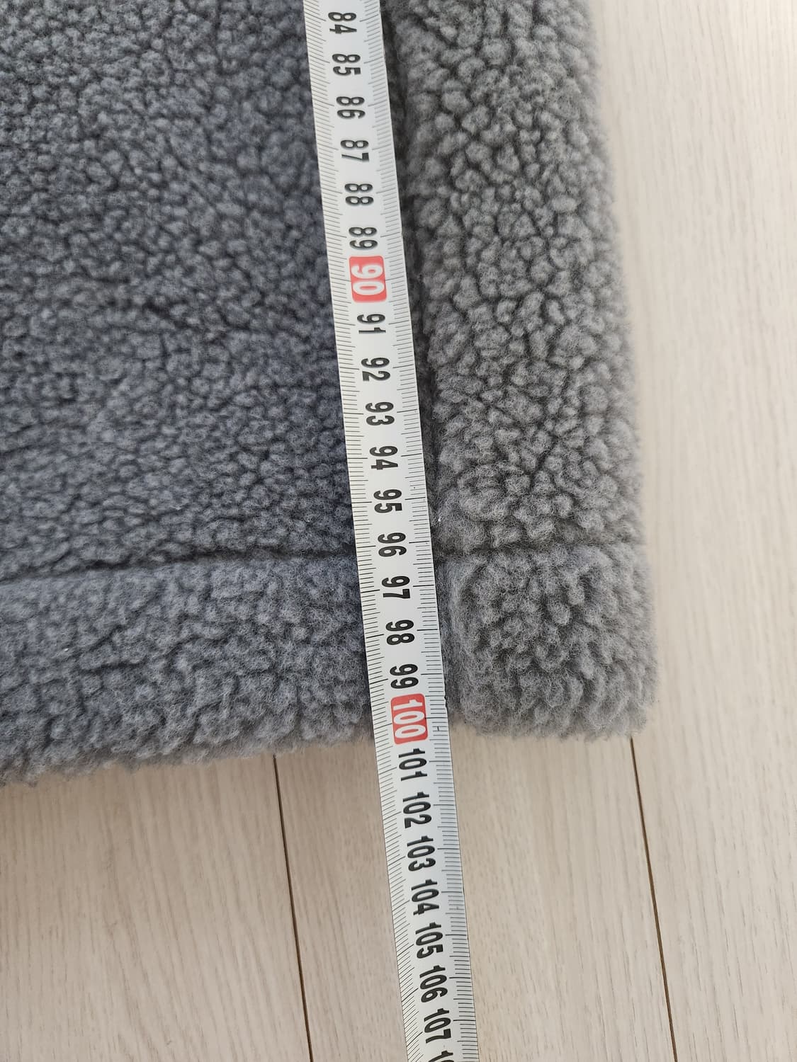 새상품급) 디스커버리 여성 코트형 롱플리스 자켓 사이즈95 m 다크블루 상품이미지3