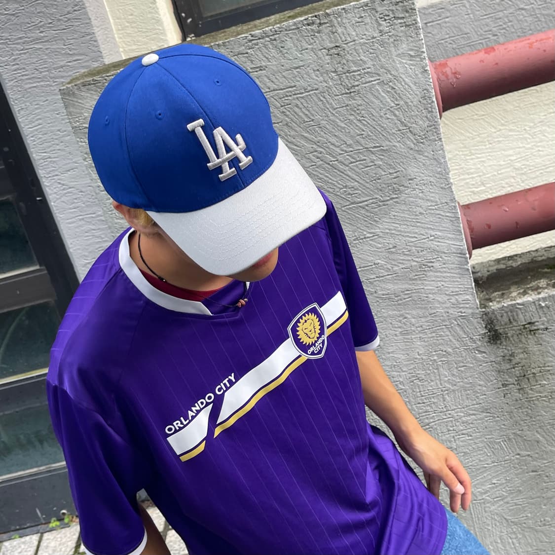 mlb LA 다저스 투톤 캡 상품이미지1