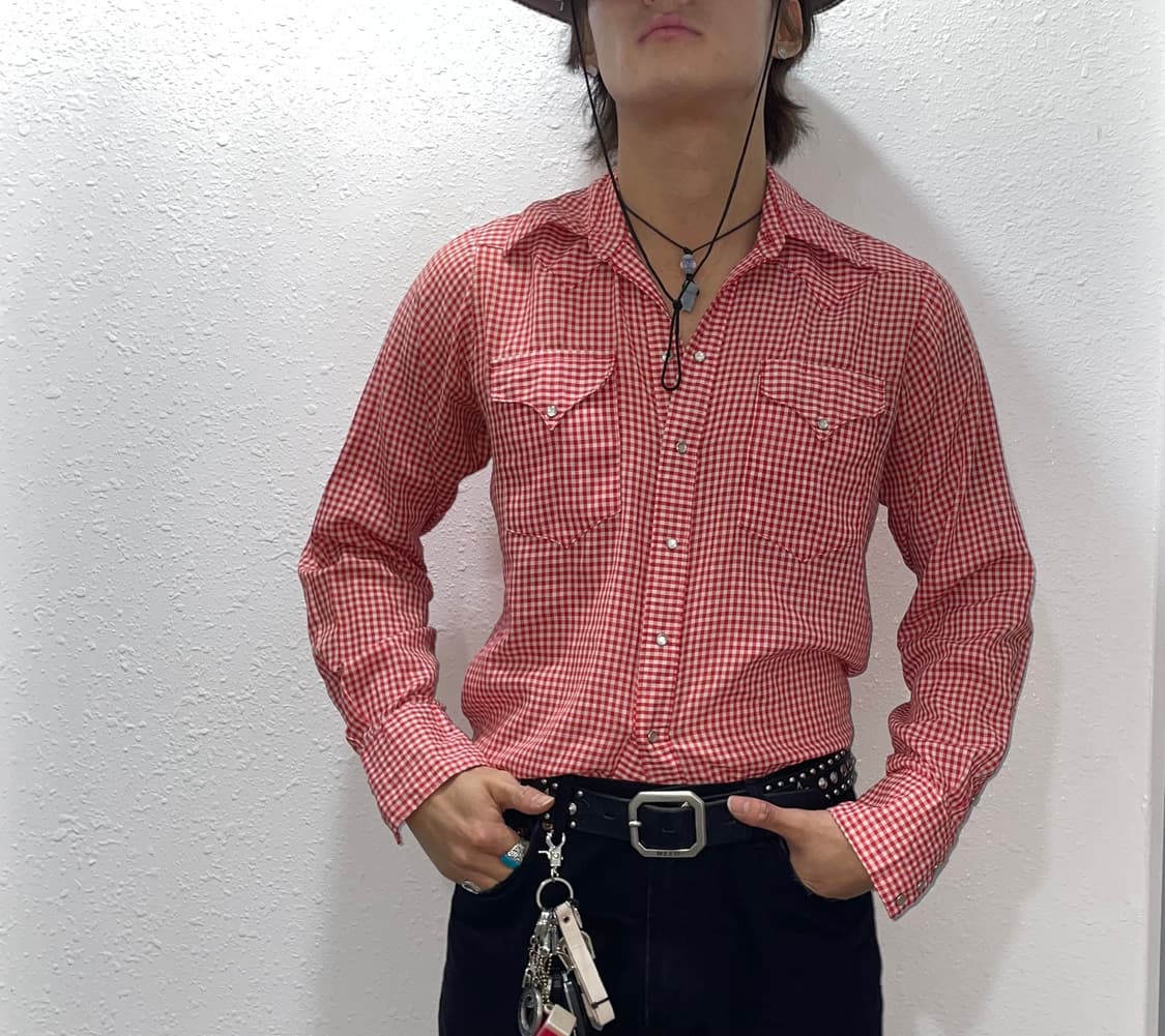 락마운트 70s 체크웨스턴셔츠 상품이미지1