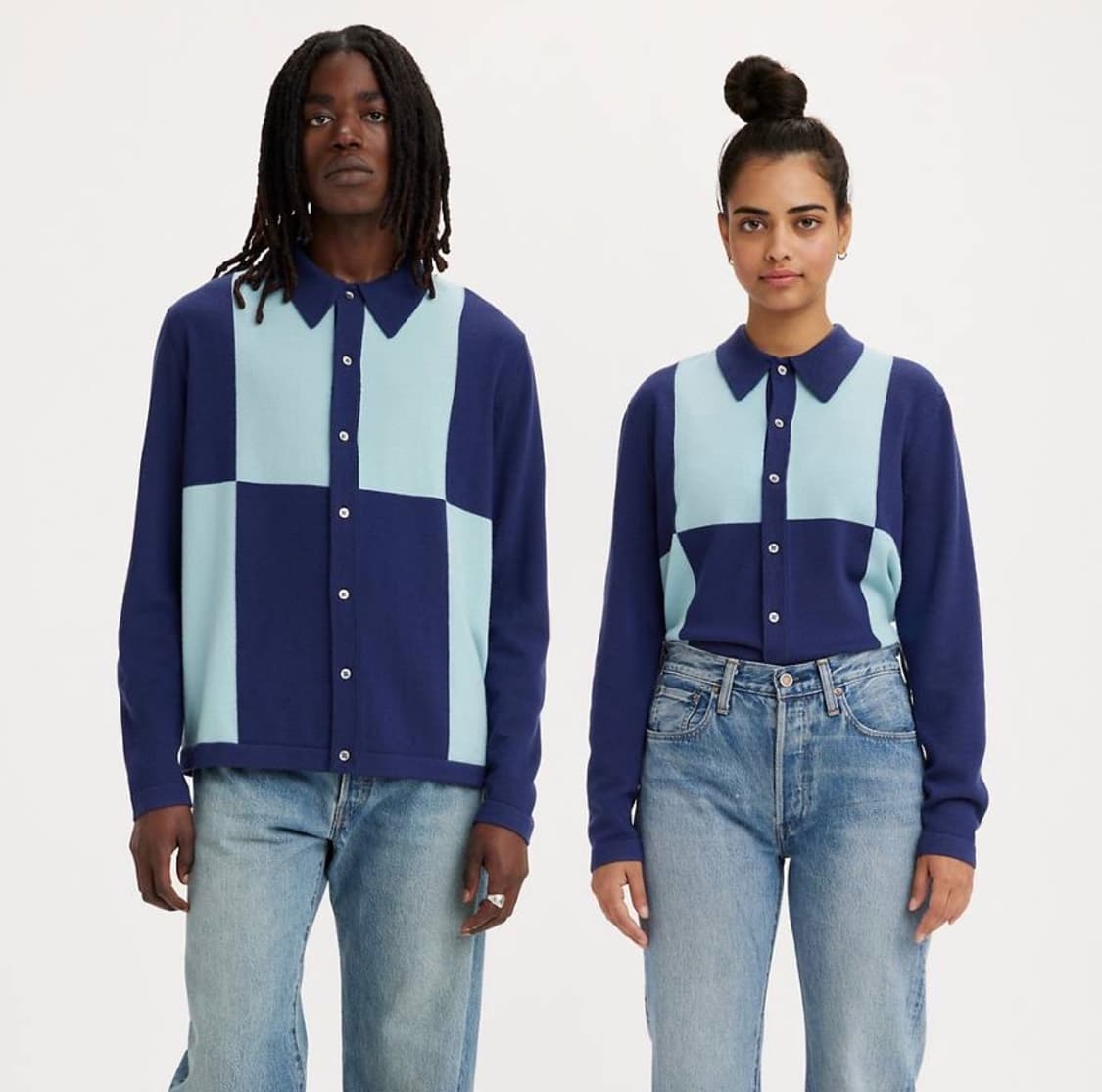 lvc 컬러블록 가디건 미디움 상품이미지4