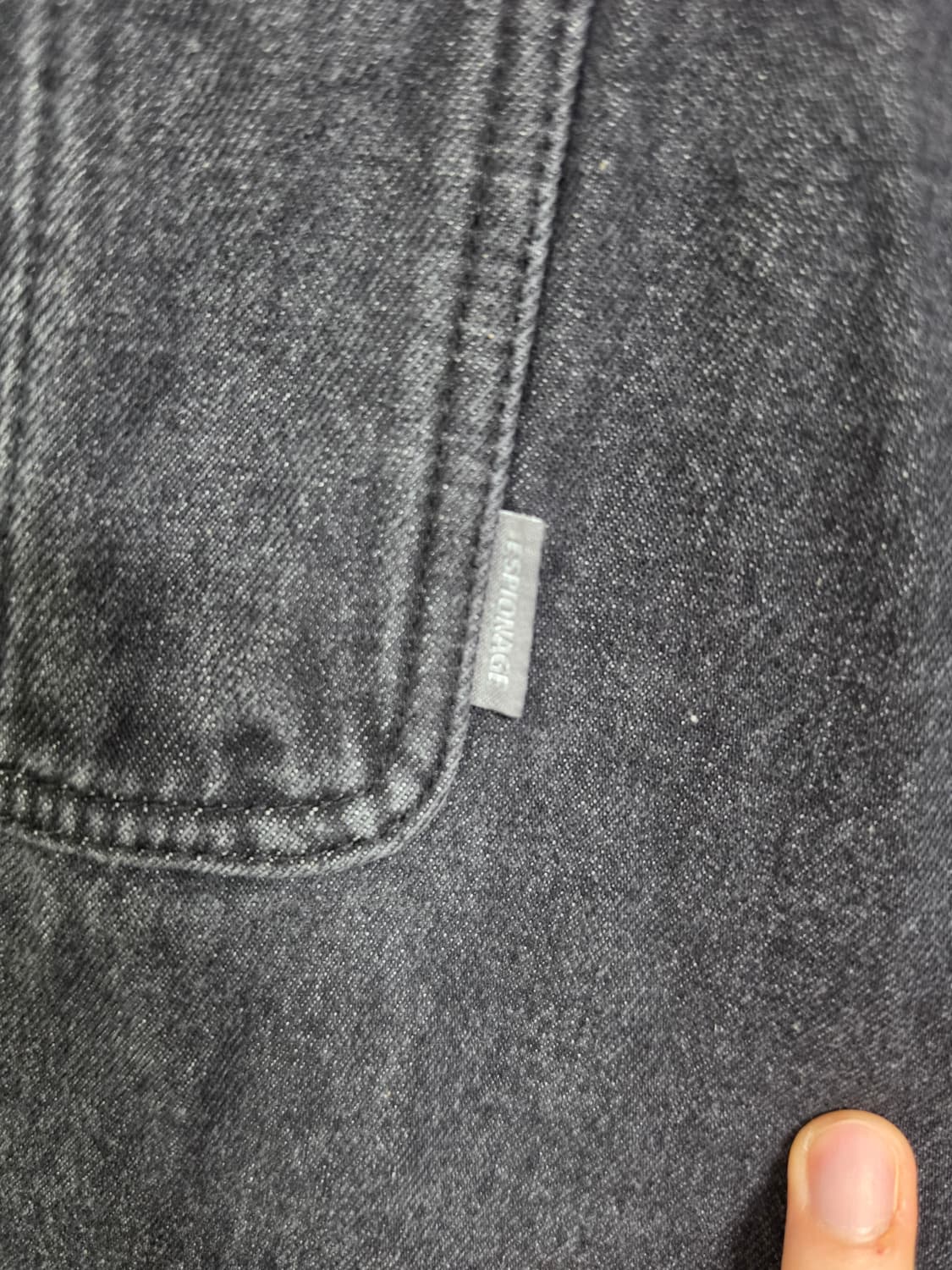 에스피오나지 데님 워크 셔츠 M 상품이미지3