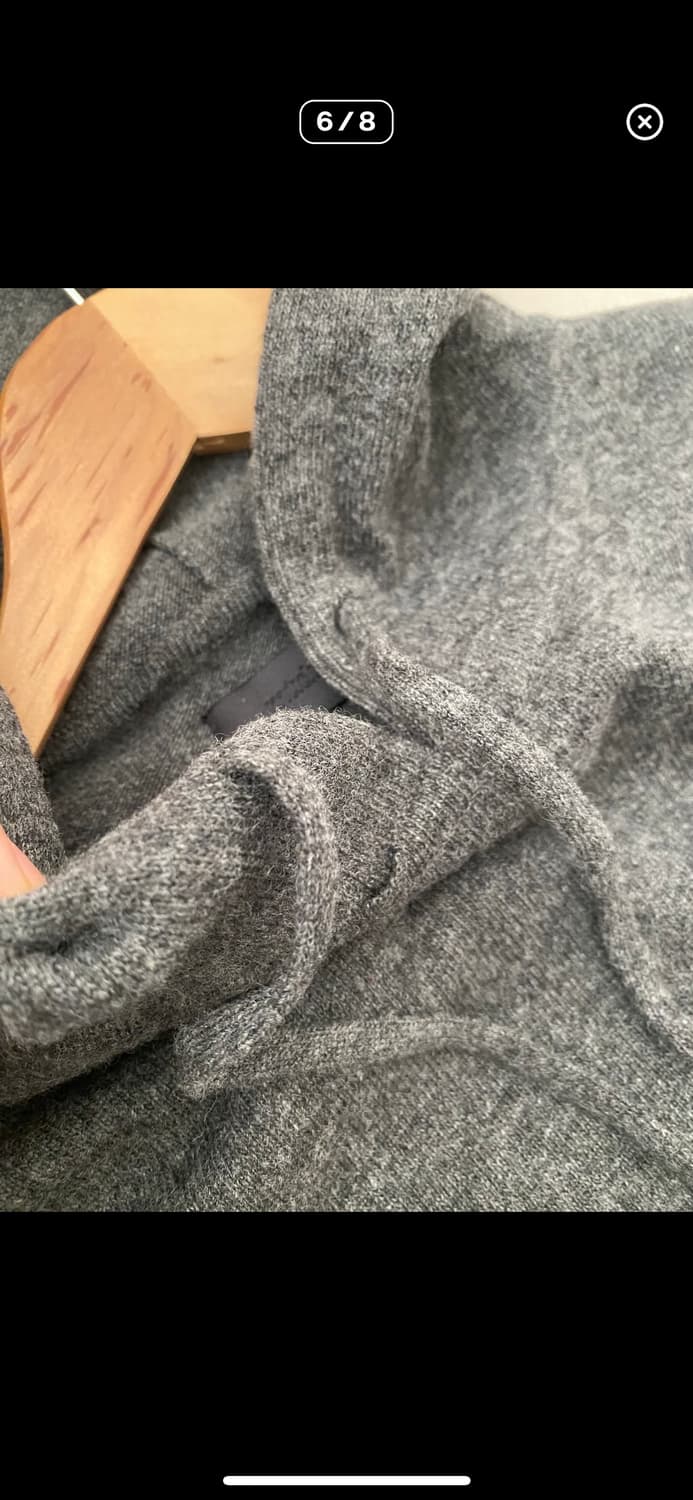 [2] 머듈 니트 후드 그레이 상품이미지4