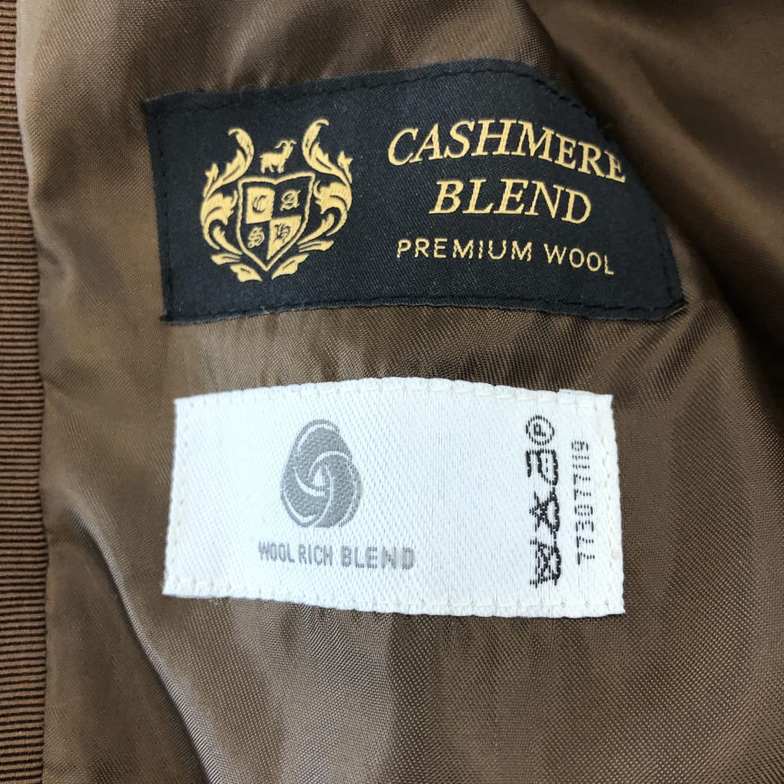 마인드브릿지 울블렌드 캐시미어 카멜브라운코트 95  상품이미지7