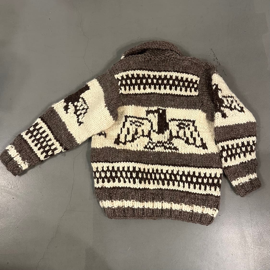 Wool 100 캐나다 코위찬 상품이미지2