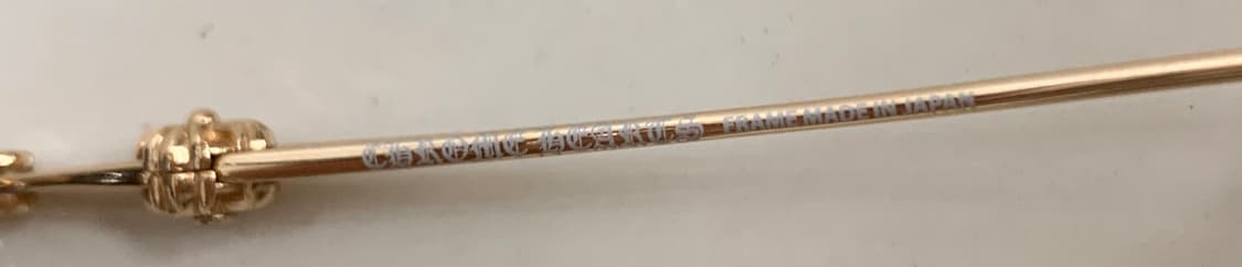 [48]크롬하츠 슬런트레딕션2 에보니우드 골드 안경 상품이미지9