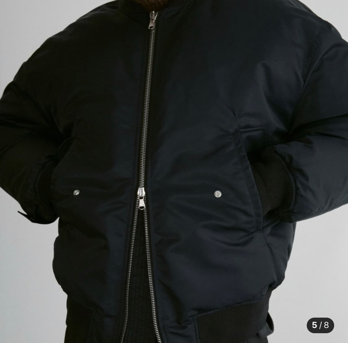 [OS] 렉토 오버사이즈 나일론 다운 점퍼 ma-1 상품이미지5