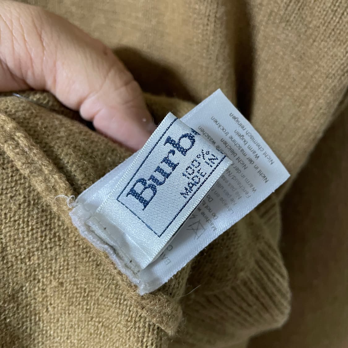 빈티지 버버리 울 터틀넥 (남성 95, 여성 66-77 상품이미지6