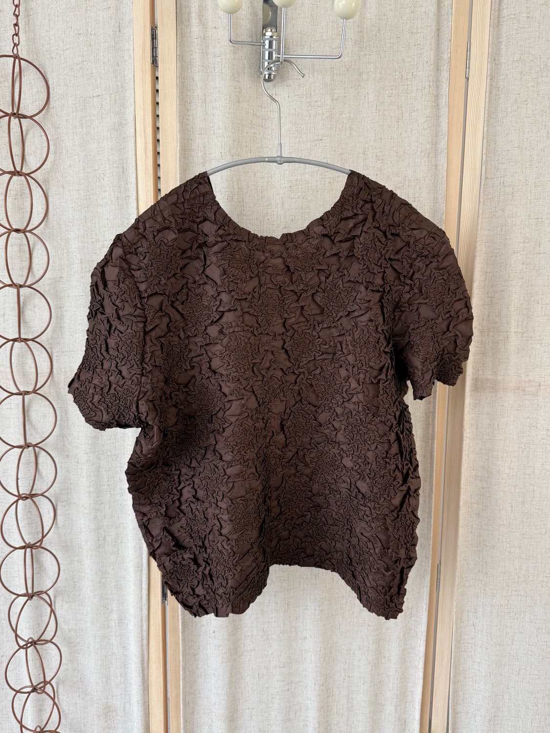 EEFC Collection 플라워 플리츠 탑 상품이미지4