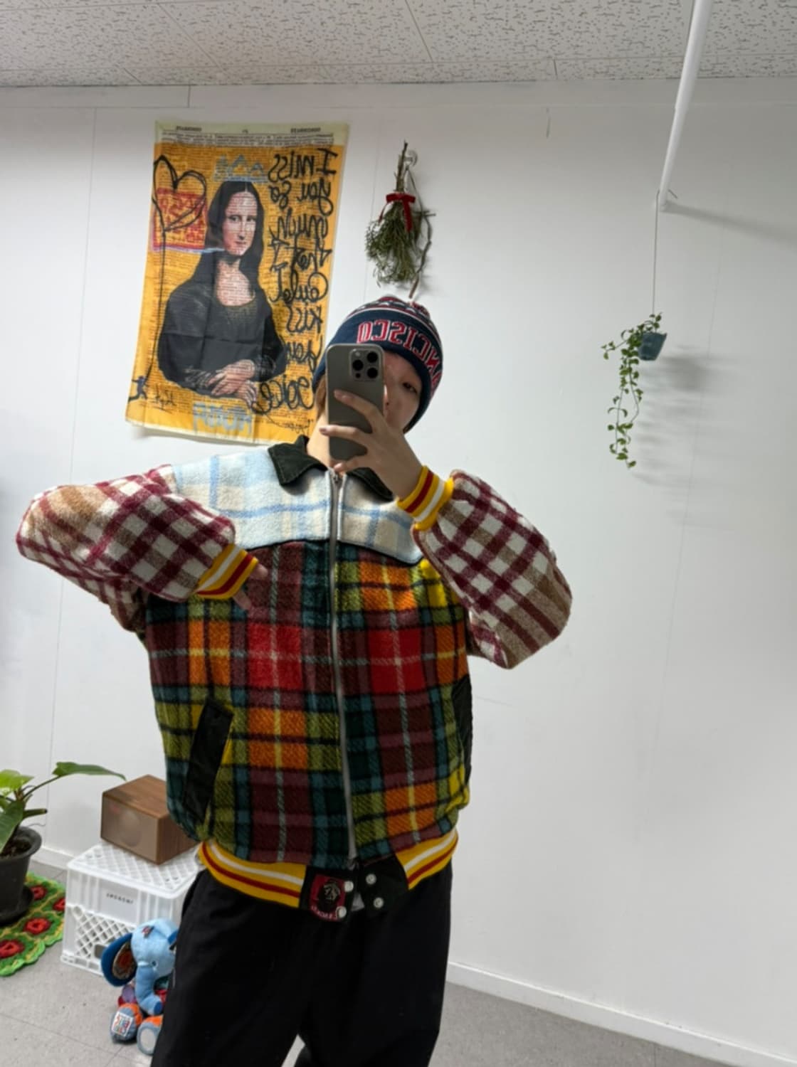 Usa remake check jumper 상품이미지8