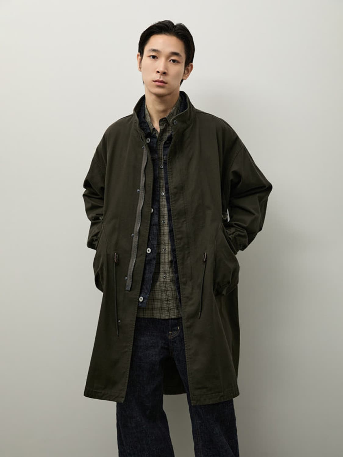 러프사이드 / 25fw et3 모즈파카 다크올리브 / 2 상품이미지4