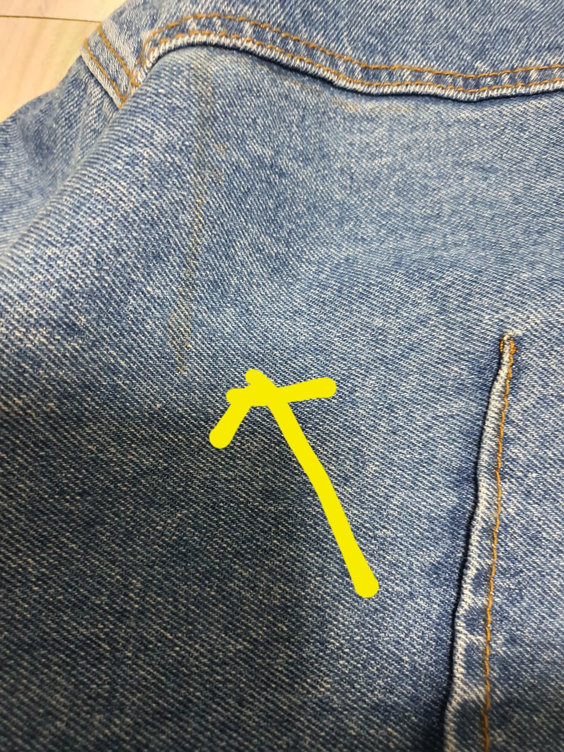 이엔씨 숏 크롭기장데님 청자켓 F s~m 상품이미지9