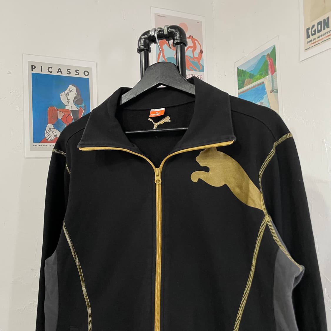 푸마 골드 빅로고 트랙탑 상품이미지4