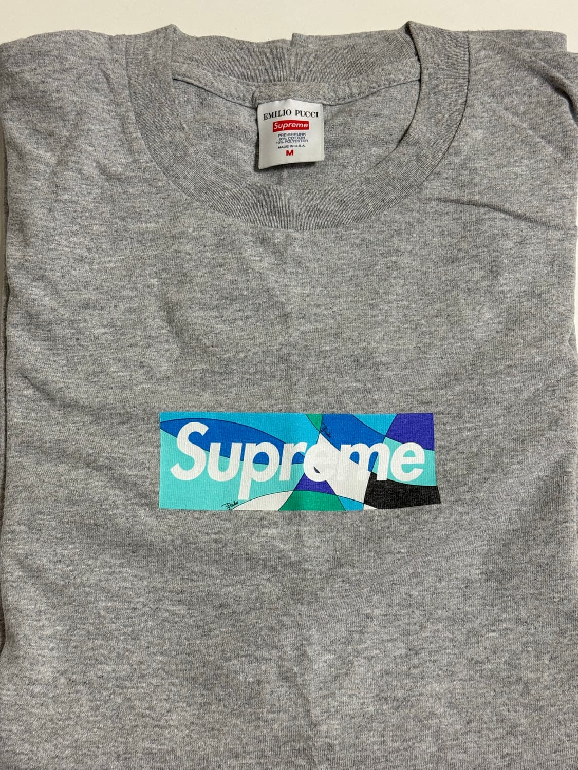 emilio pucci supreme 박스로고 티셔츠 상품이미지1