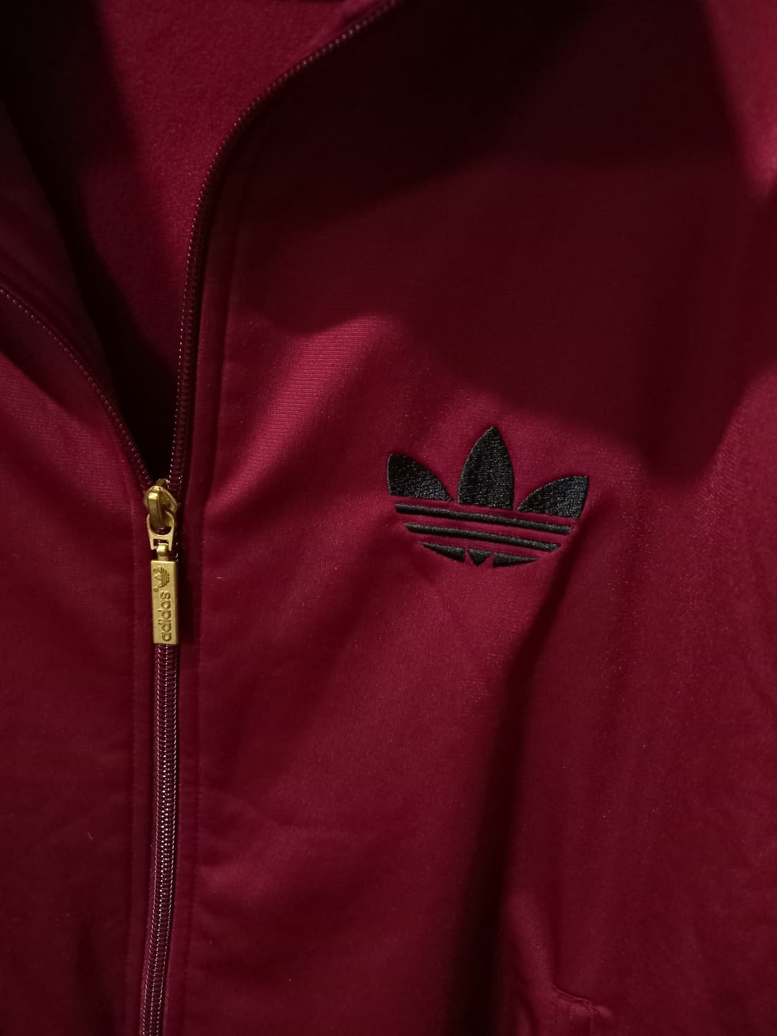 아디다스 파이어버드 버건디 블랙 트랙탑 저지 져지집업 100/L 상품이미지3