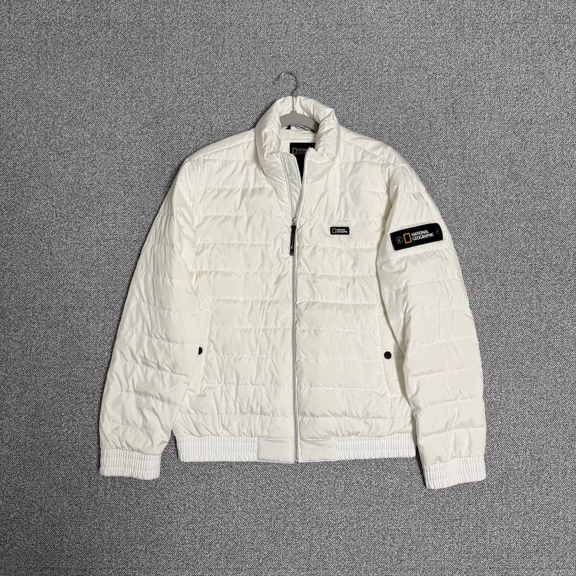 내셔널지오그래픽 경량 패딩 화이트 L 지켓 상품이미지1