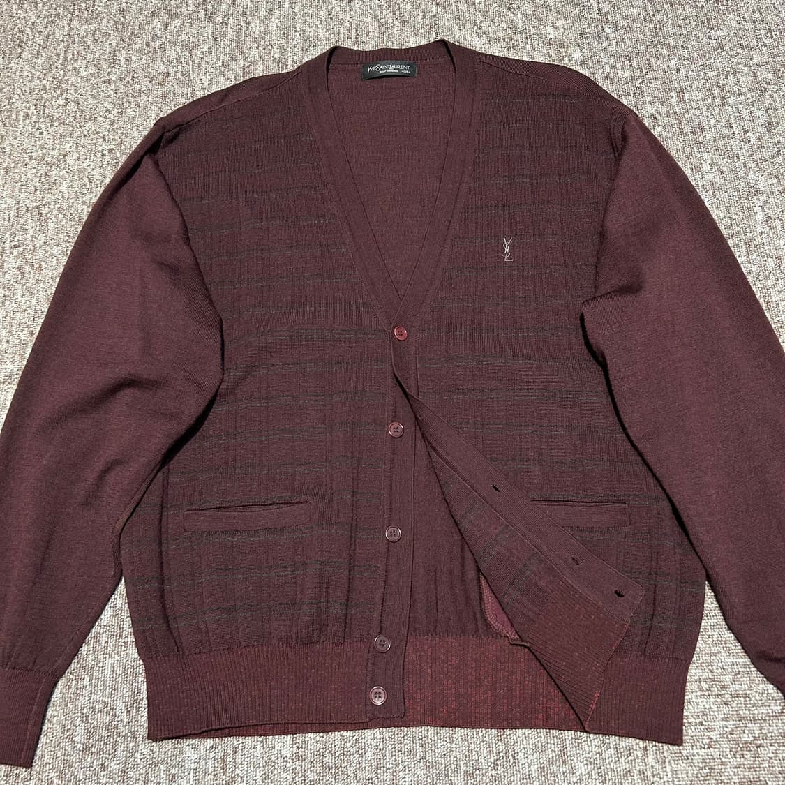 XL) YSL 입생로랑 입생로랑 니트 가디건 상품이미지2