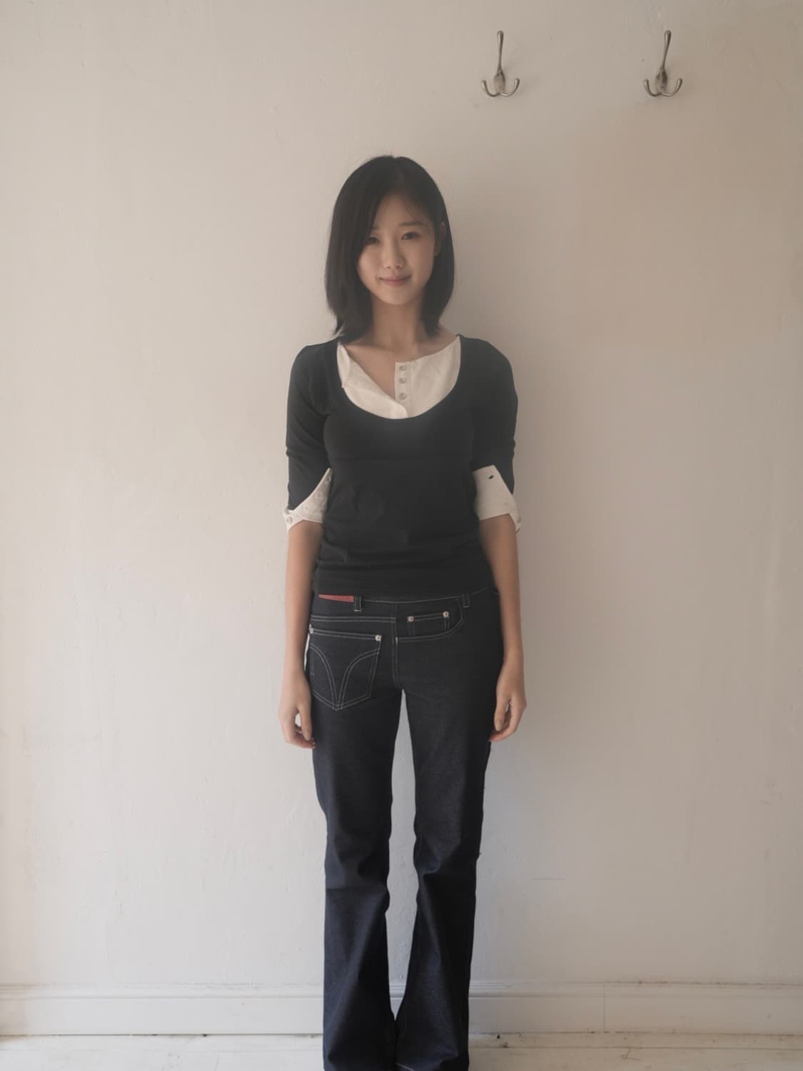 인앤양인하모니 레이어드탑 블랙 상품이미지1