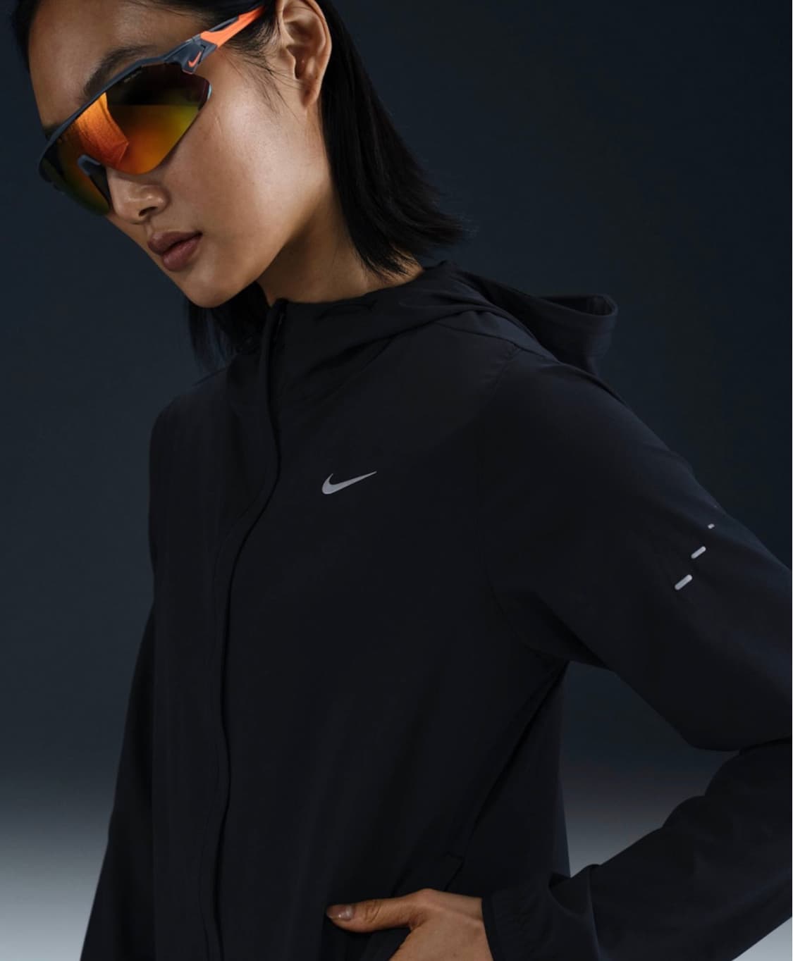 나이키 바람막이 스위프트 리펠 패커블 러닝 재킷 W - 블랙 상품이미지1