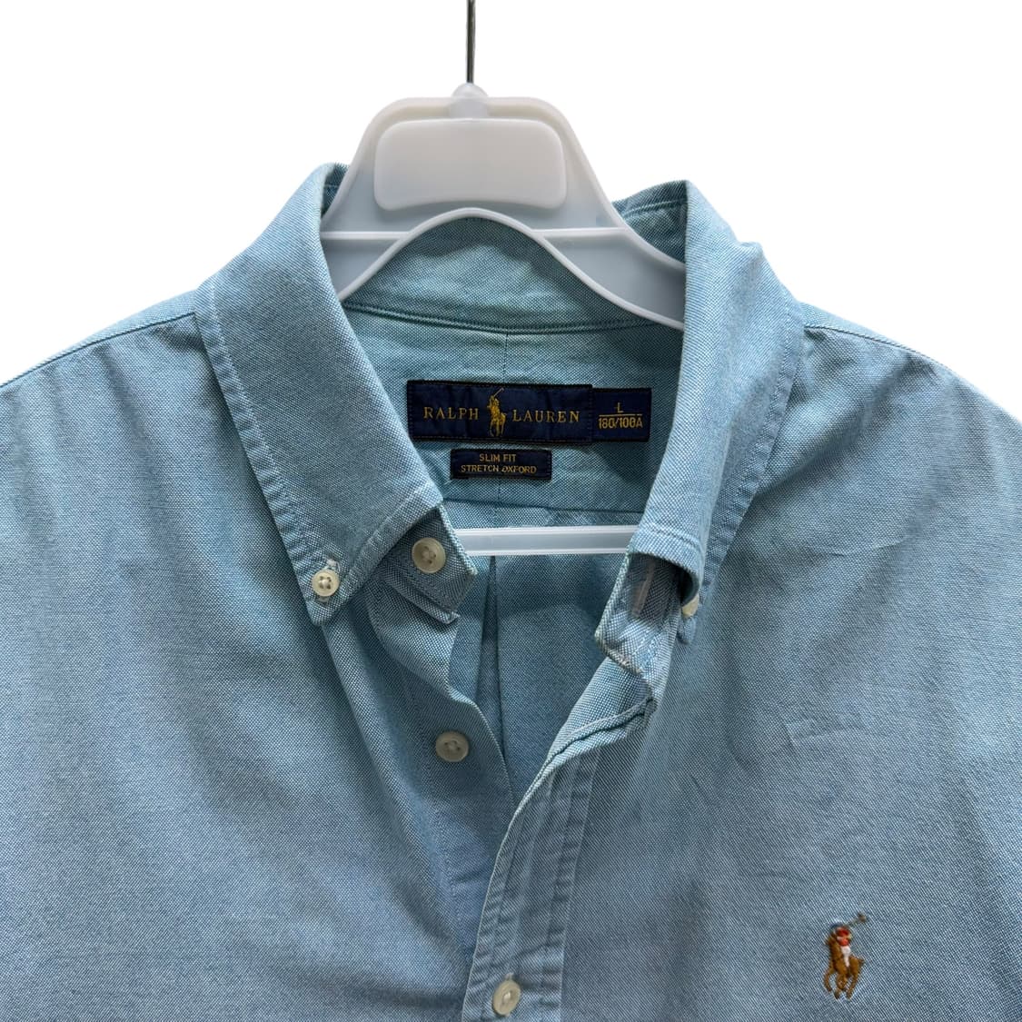 [L] 폴로 슬림핏 스카이 셔츠 상품이미지5