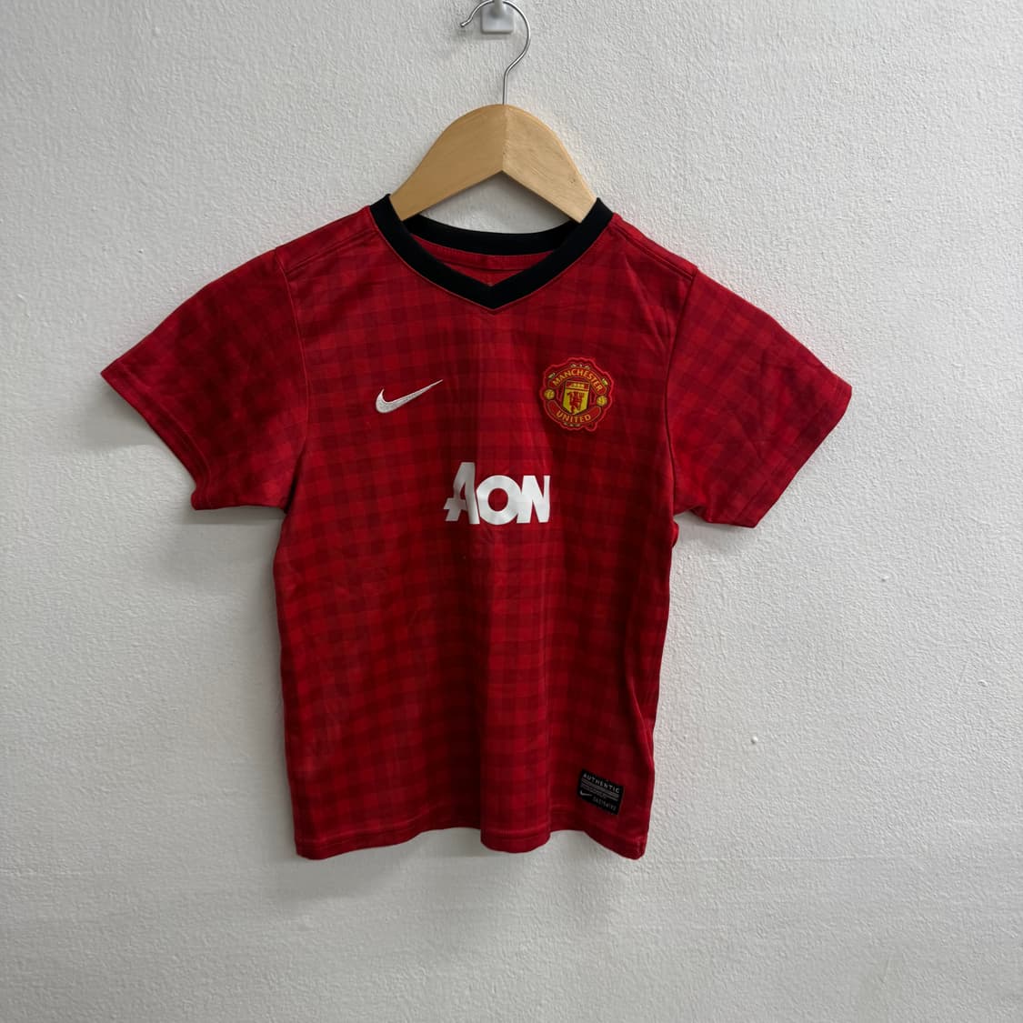 나이키 맨체스터유나이티드 유니폼 레드 체크 kids 상품이미지1