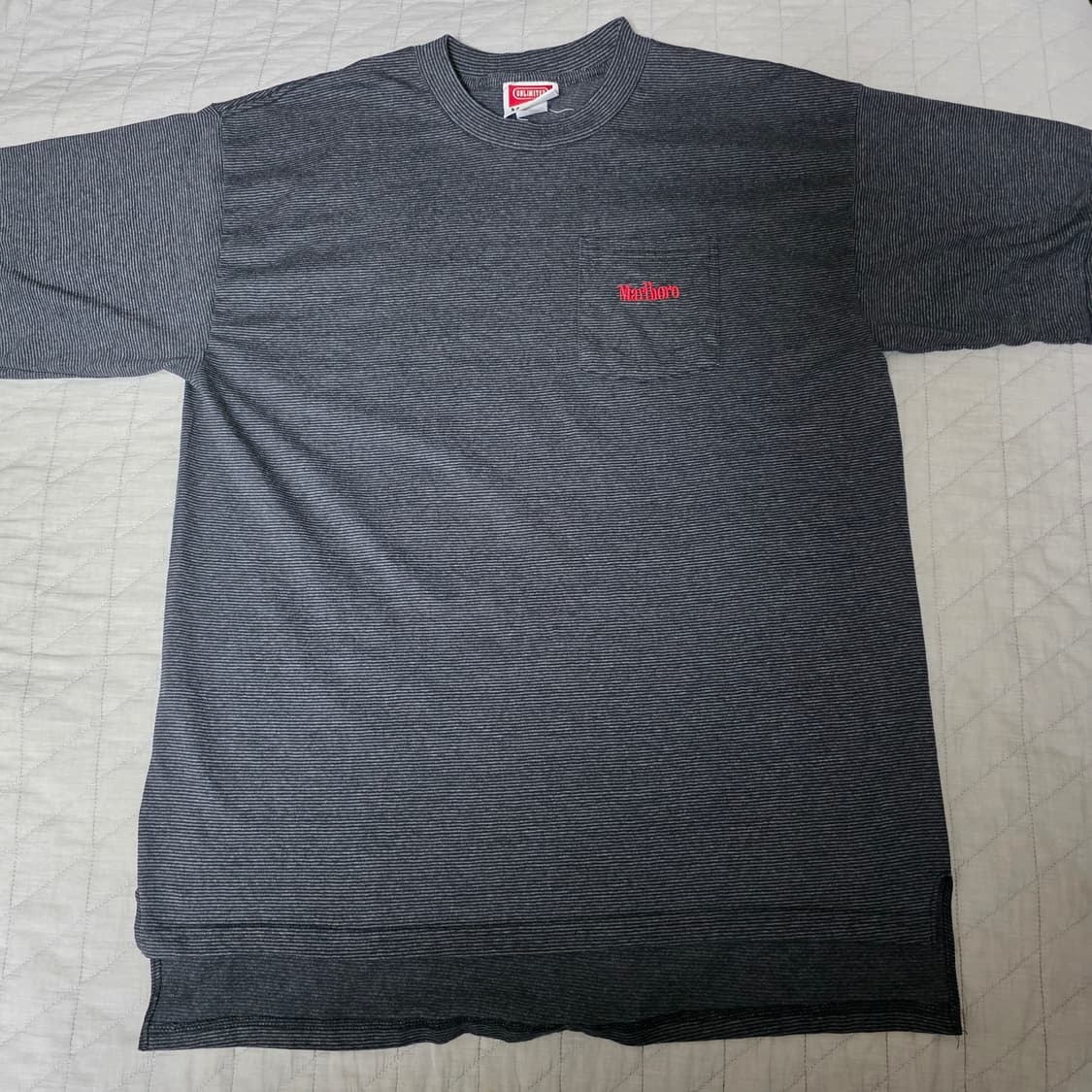 [XL] 90s 빈티지 말보로 스트라이프 프로모 티셔츠 상품이미지2