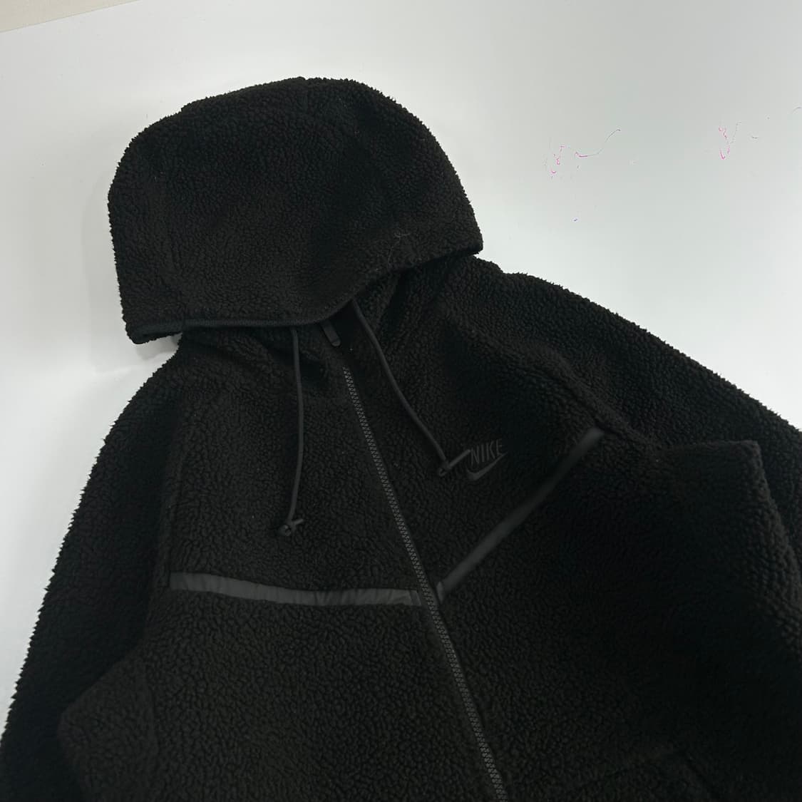 Nike 나이키 2-way 테크팩 블랙 후리스 후드집업 상품이미지4