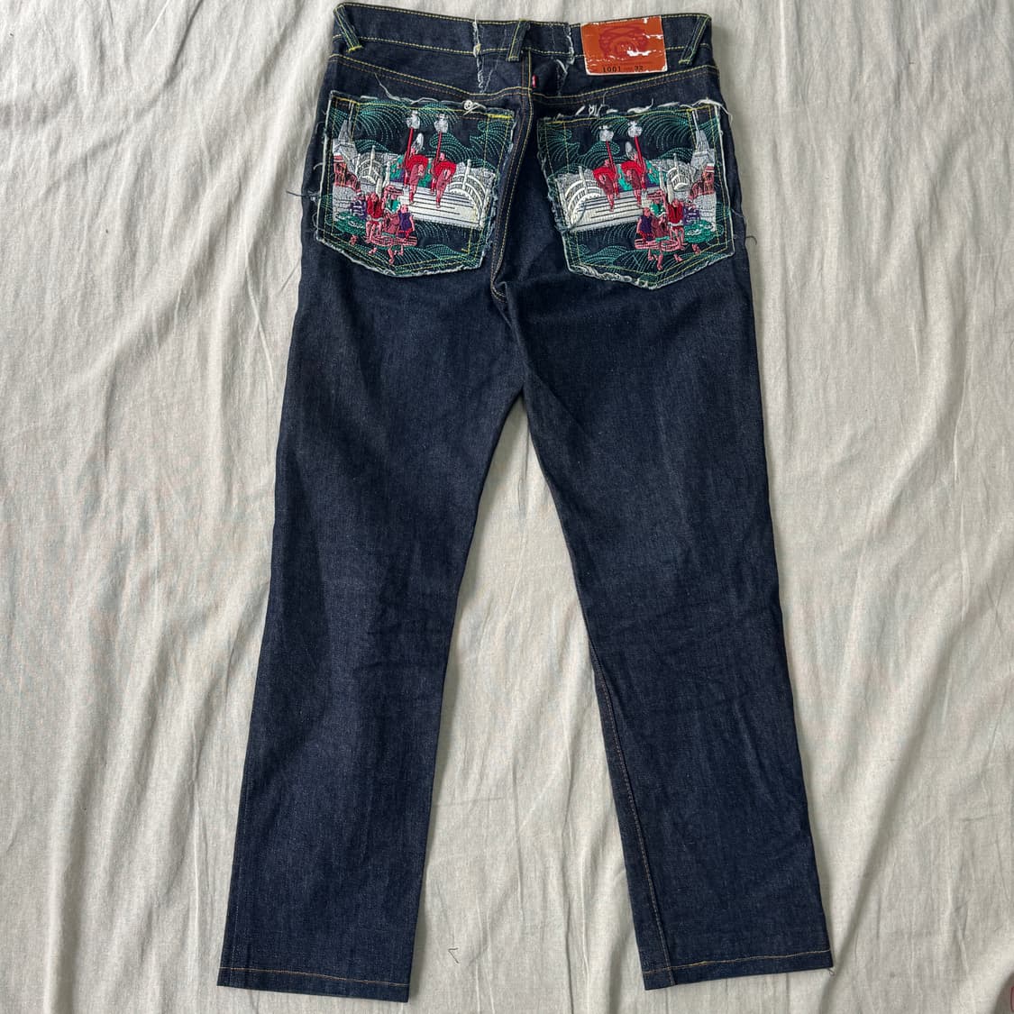 RMC 레드몽키컴퍼니 자수 본디지 팬츠 32 상품이미지1