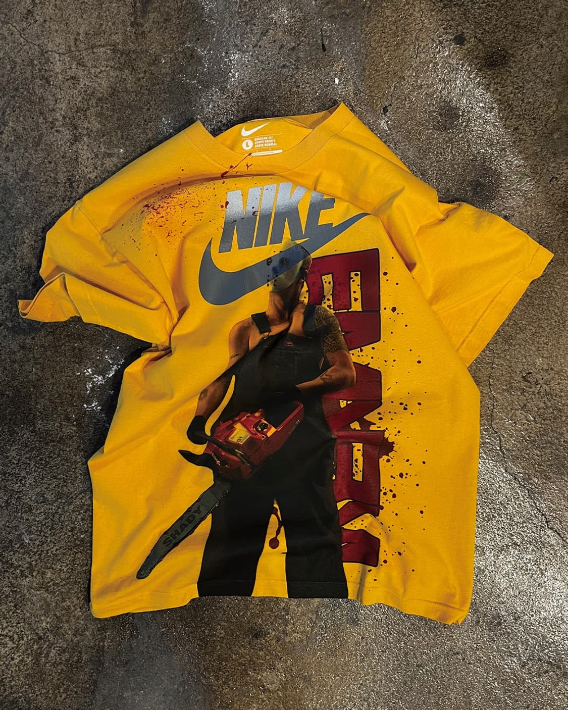 NIKE Vintage Eminem Custom Graphic Tee 상품이미지1