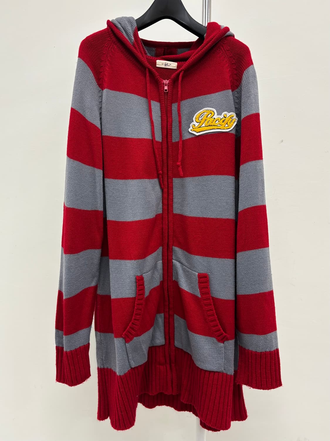 빈티지 니트 후드 집업 상품이미지5