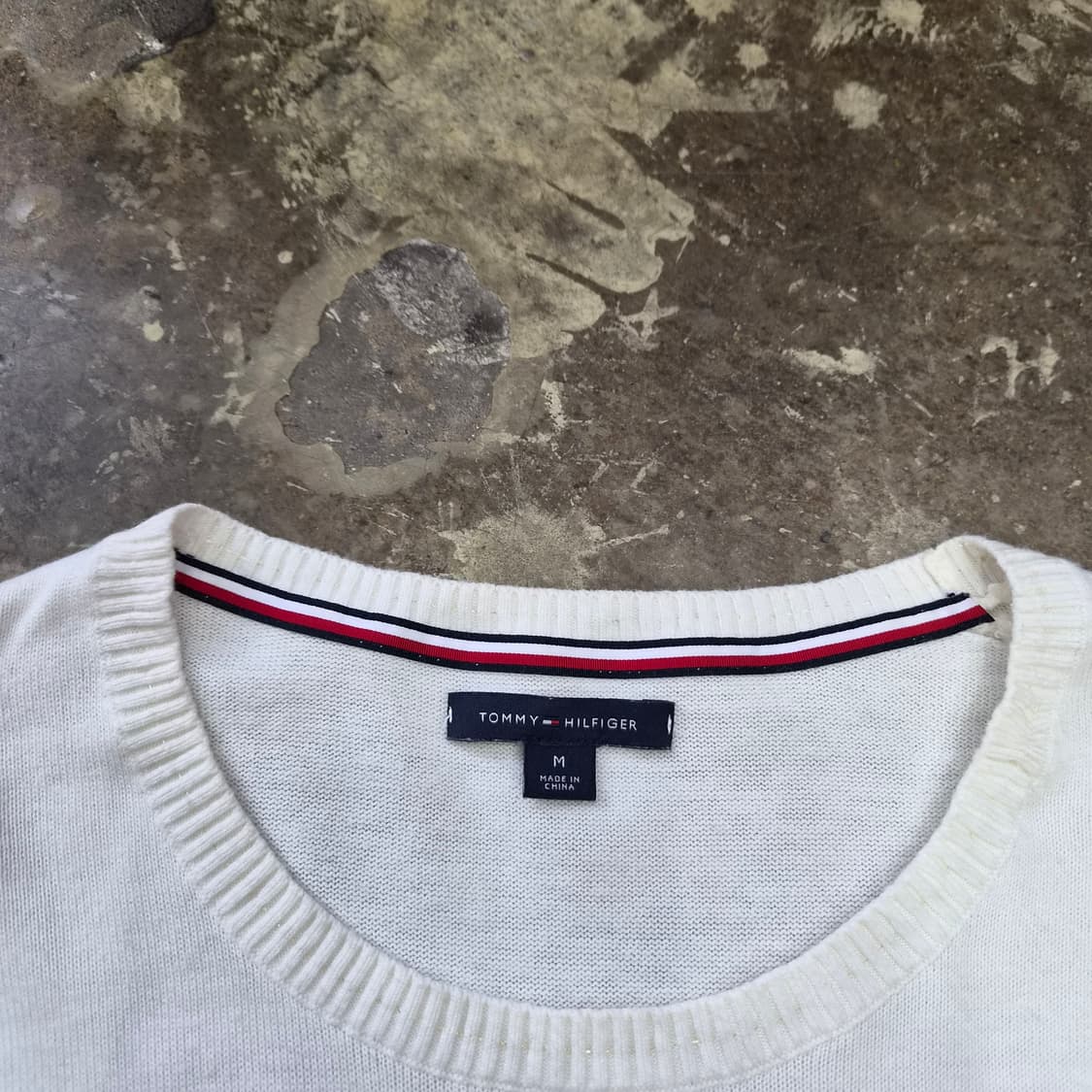 M) 타미힐피거 빅로고 니트 상품이미지4