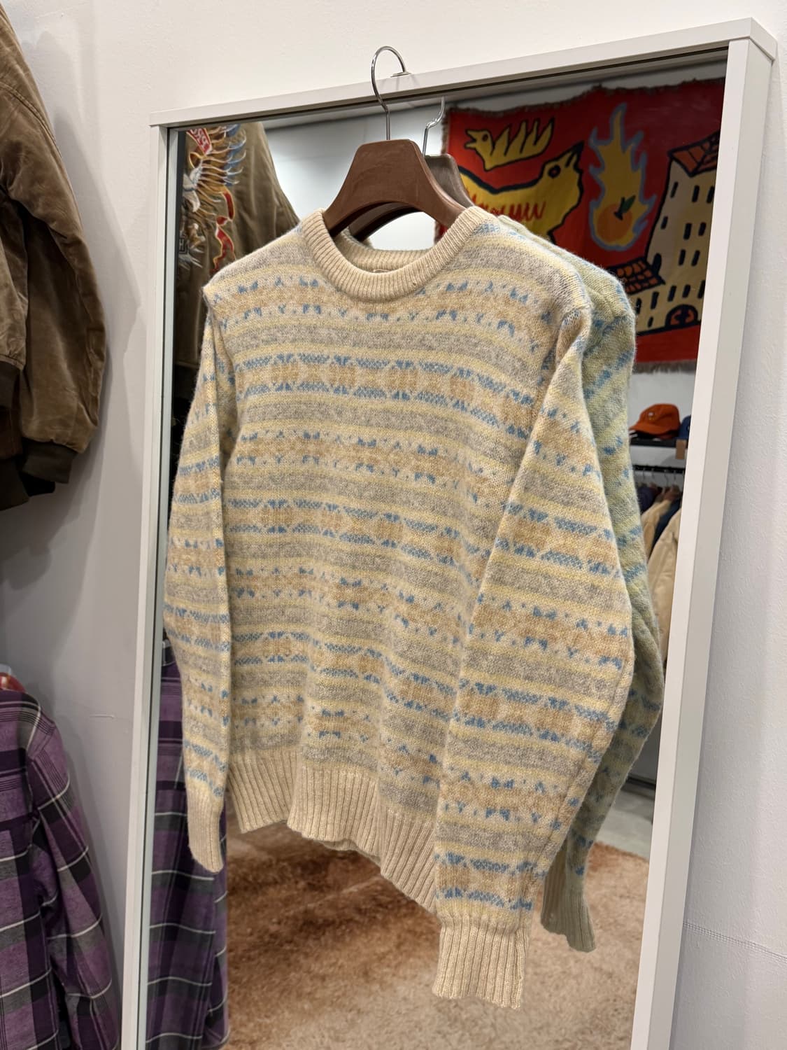 Egg Shell 빈티지 울 니트 상품이미지1