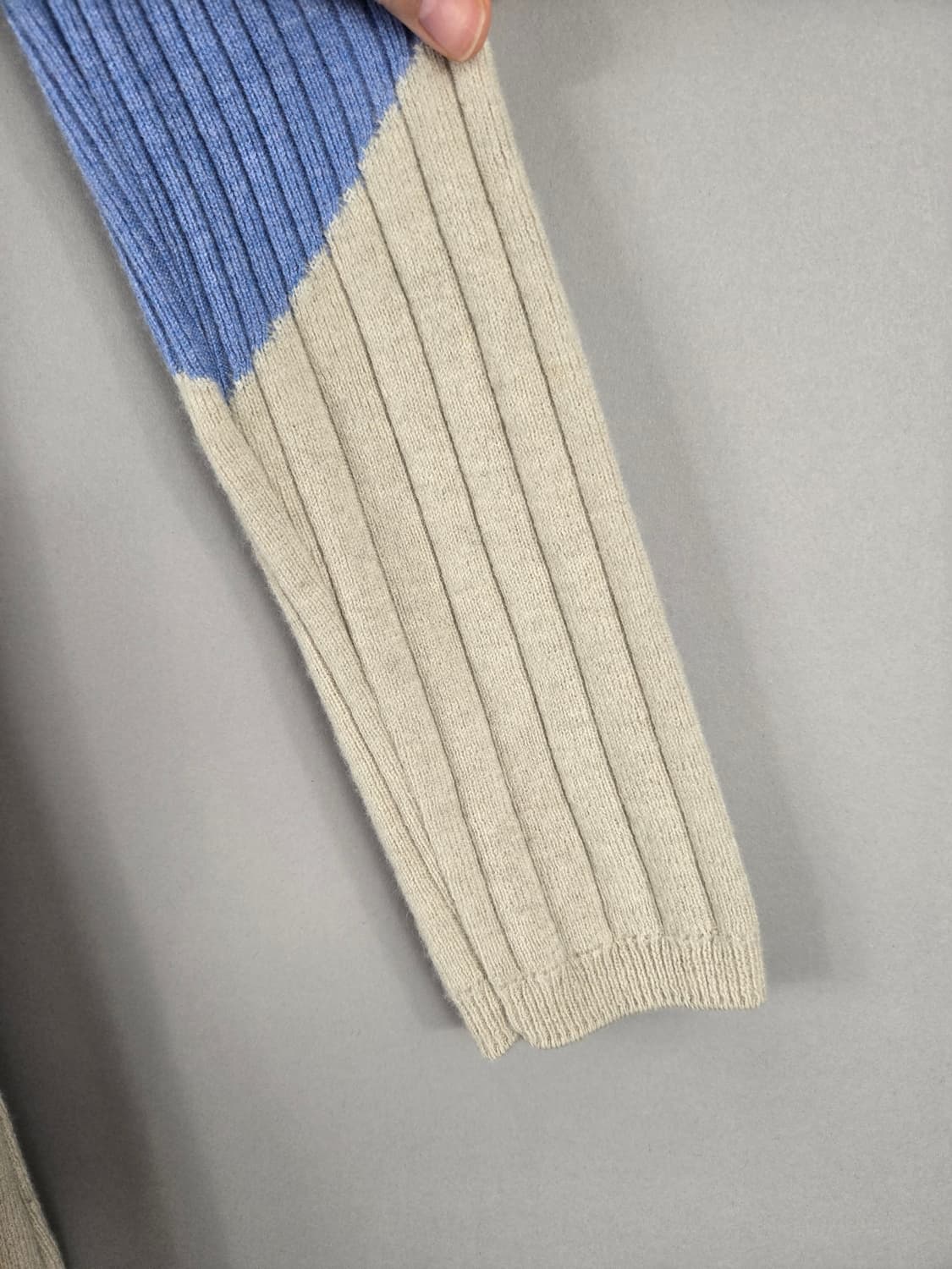 [무료배송]앤더슨벨 M 울100 요안 컬러 블로킹 니트 드레스 원피스 상품이미지4