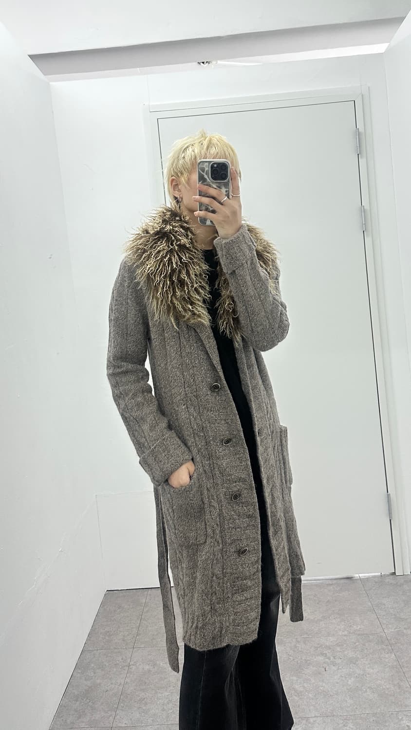 Grunge Tibetan Lamb Fur Alpaca Blend Car 상품이미지9
