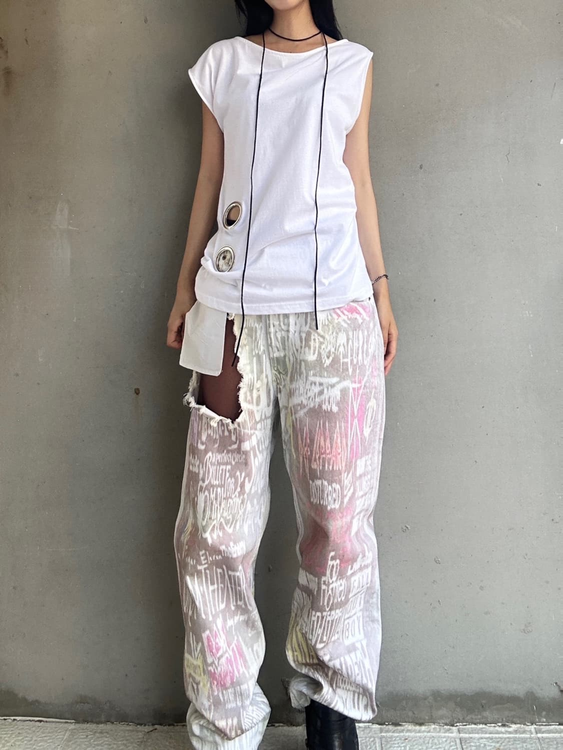 LEVI'S 501 90s custom painted pants  상품이미지7
