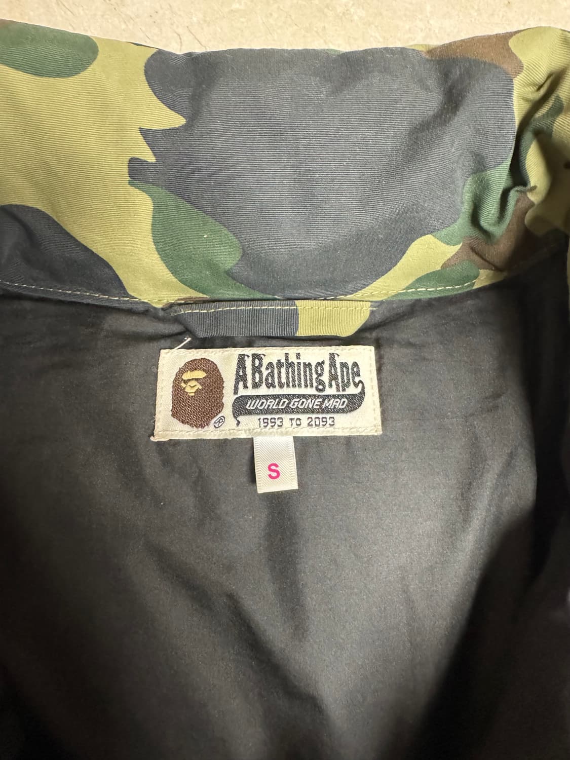 베이프 카모 패딩자켓 상품이미지3