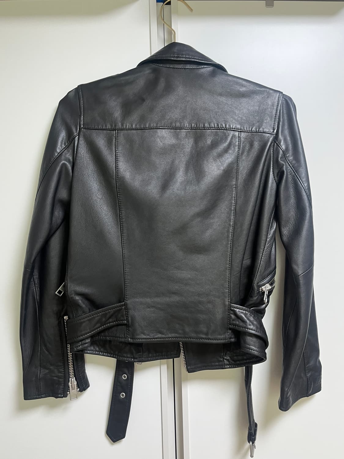 올세인츠 레더 자켓 라이더 자켓 블랙 UK4 상품이미지4