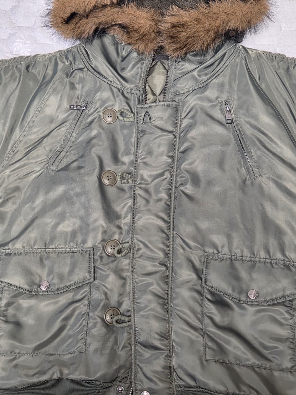 아캄 후드 퍼 자켓 상품이미지3